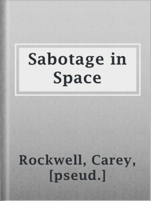 cover image of Sabotage in Space